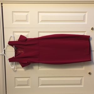 Cutout shoulder dress